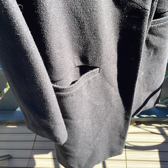 Black trench coat style - Picture 4 of 6